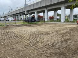 ここに新しいお住まいを建てます