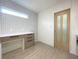 レンガ模様がおしゃれ