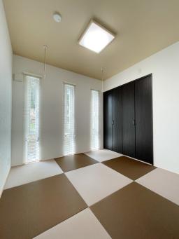 市松模様の和室