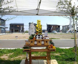 地鎮祭を執り行いました