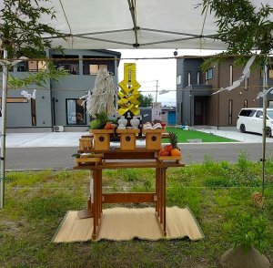 地鎮祭を執り行いました